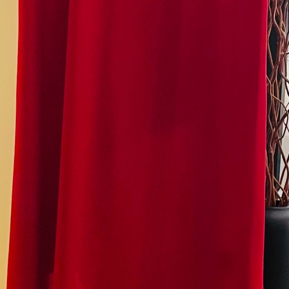 Never worn. BCBG Cherry red high low dress size small. - Picture 5 of 9